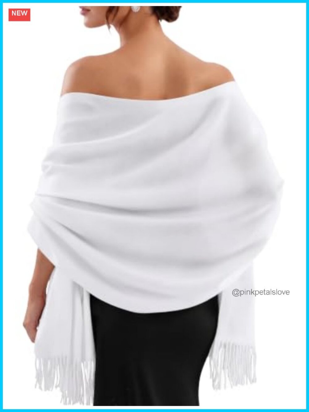 Pashmina Shawl Wrap Soft Scarf Wedding Travel Formal Cover Up Fringe